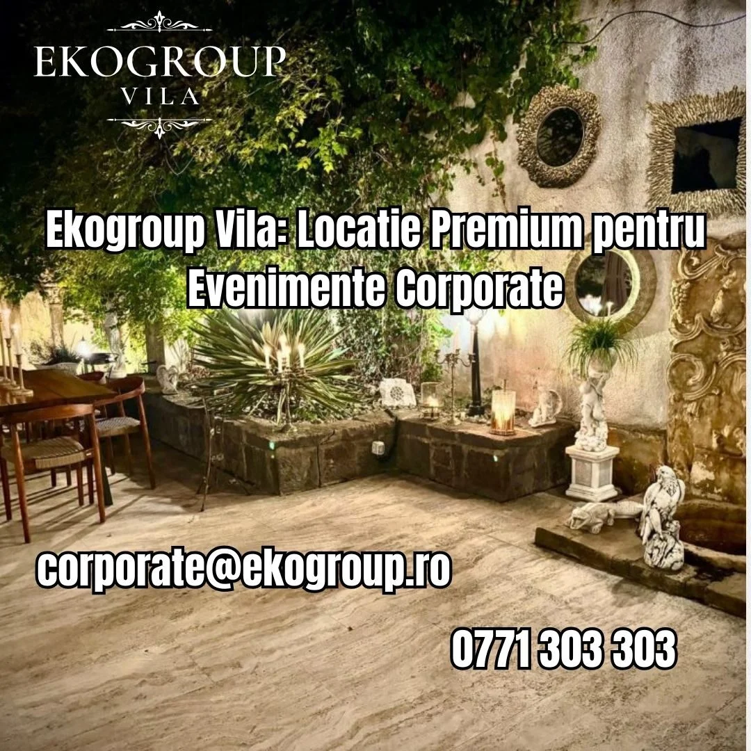 Ekogroup Vila: Locatie Premium pentru Evenimente Corporate