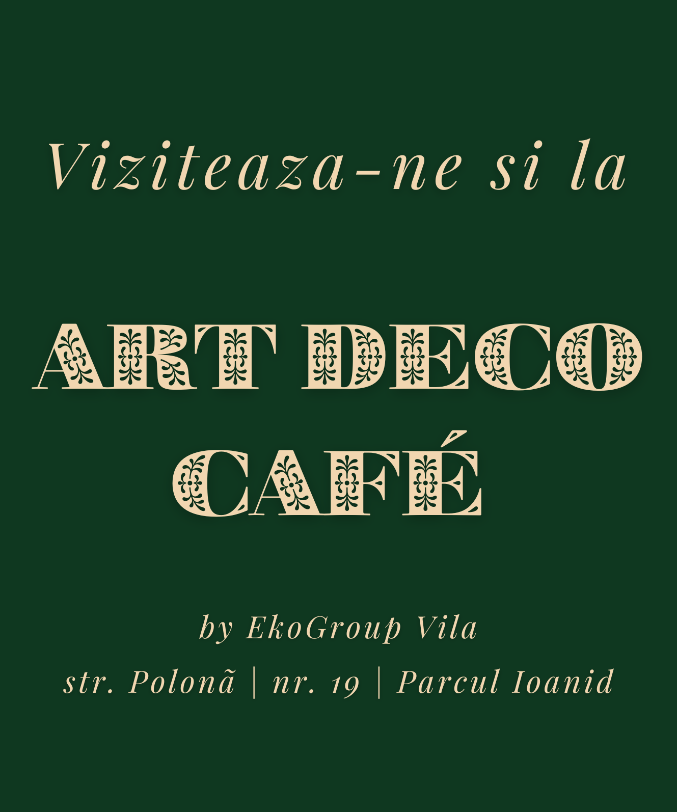 Art Deco Café by EkoGroup Vila